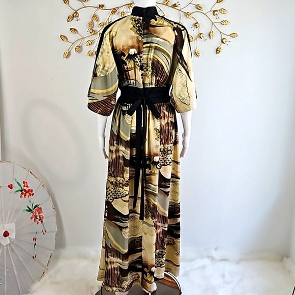 Vintage Robbie Bee Island Inspired Maxi Dress Size 11/12 - Picture 3 of 10